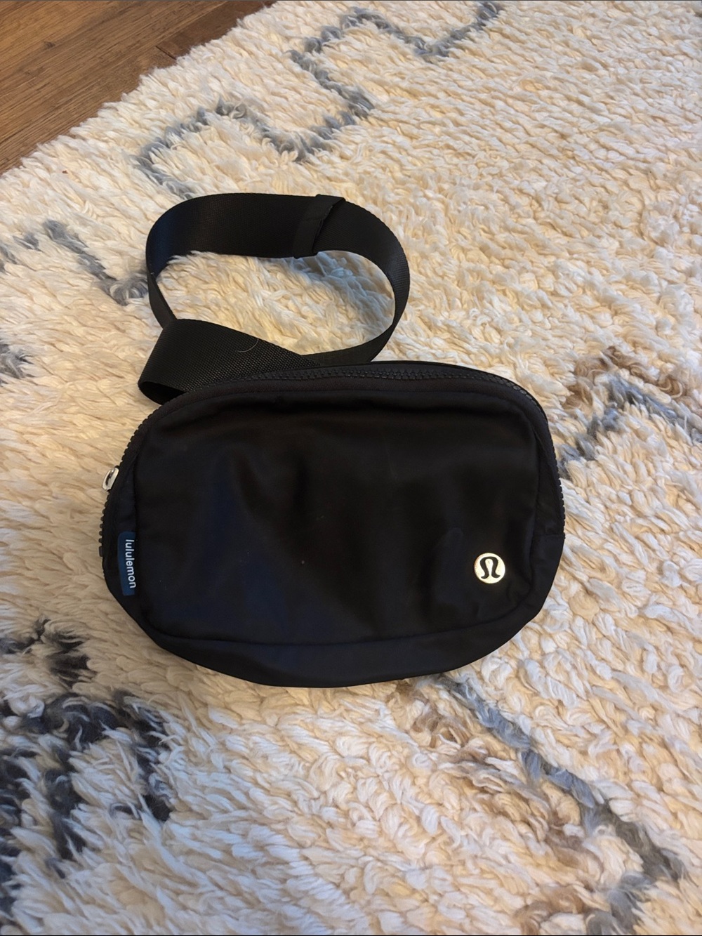 lululemon athletica Black Waist Belt Bag